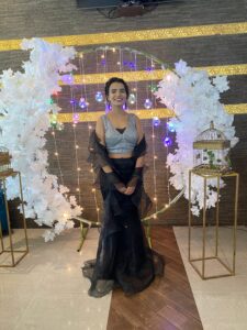 Anjali in a thrifted Padme inspired dress
