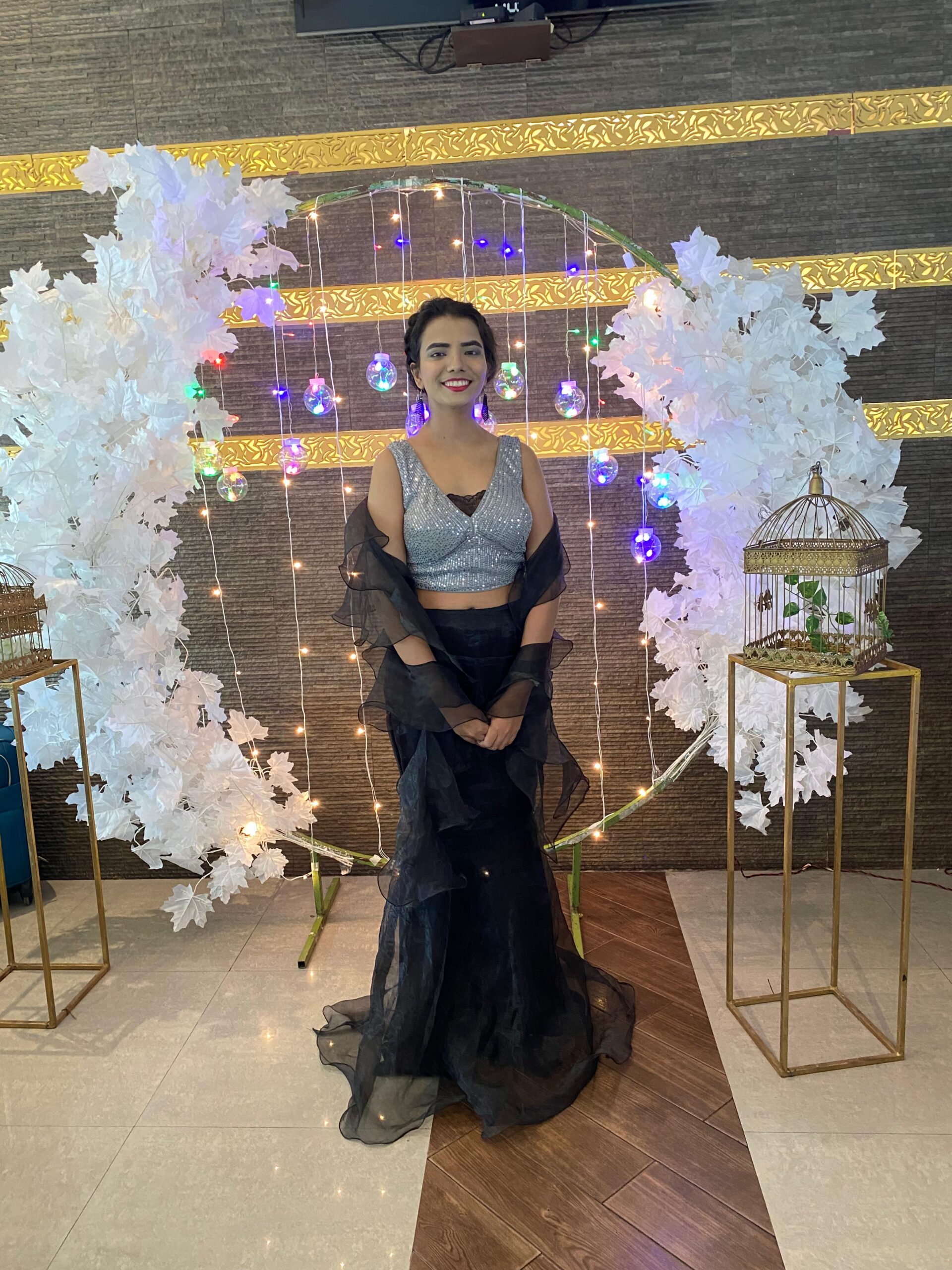 Anjali in a thrifted Padme inspired dress